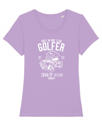 Golf Car White Lavender Dawn