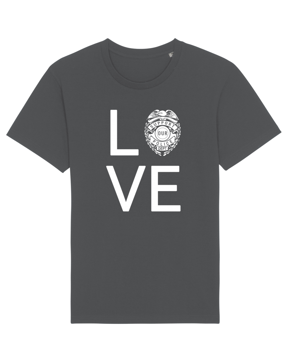 Tricou mânecă scurtă Unisex Rocker Anthracite