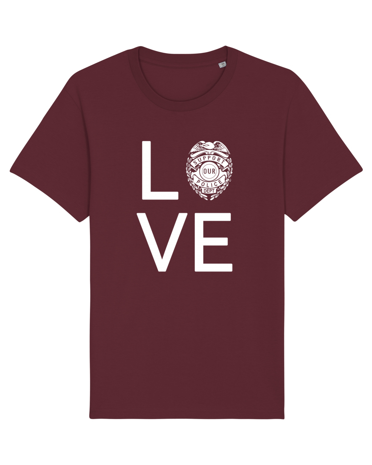 Tricou mânecă scurtă Unisex Rocker Burgundy