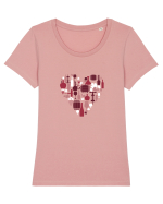 Vin Tricou mânecă scurtă guler larg fitted Damă Expresser