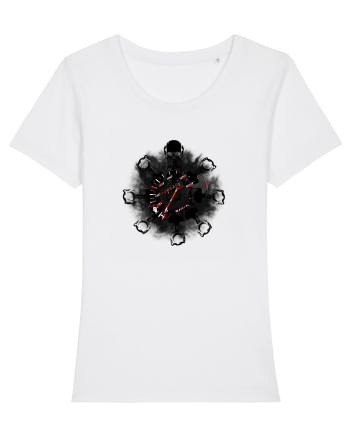 Motorcycle mandala White