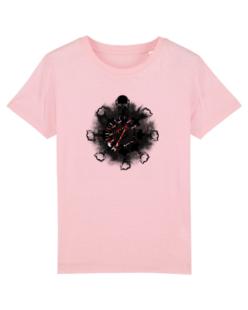 Motorcycle mandala Cotton Pink