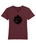 Motorcycle mandala Tricou mânecă scurtă guler V Bărbat Presenter