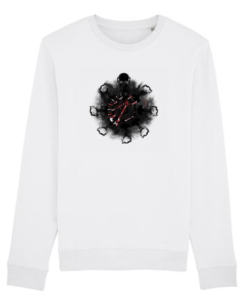Motorcycle mandala White