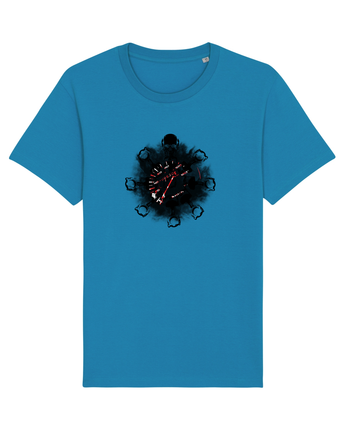 Tricou mânecă scurtă Unisex Rocker Azur