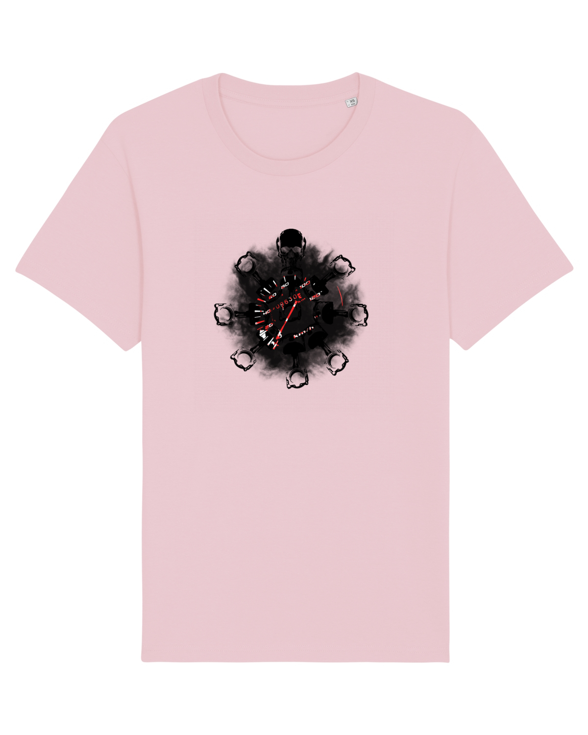 Tricou mânecă scurtă Unisex Rocker Cotton Pink