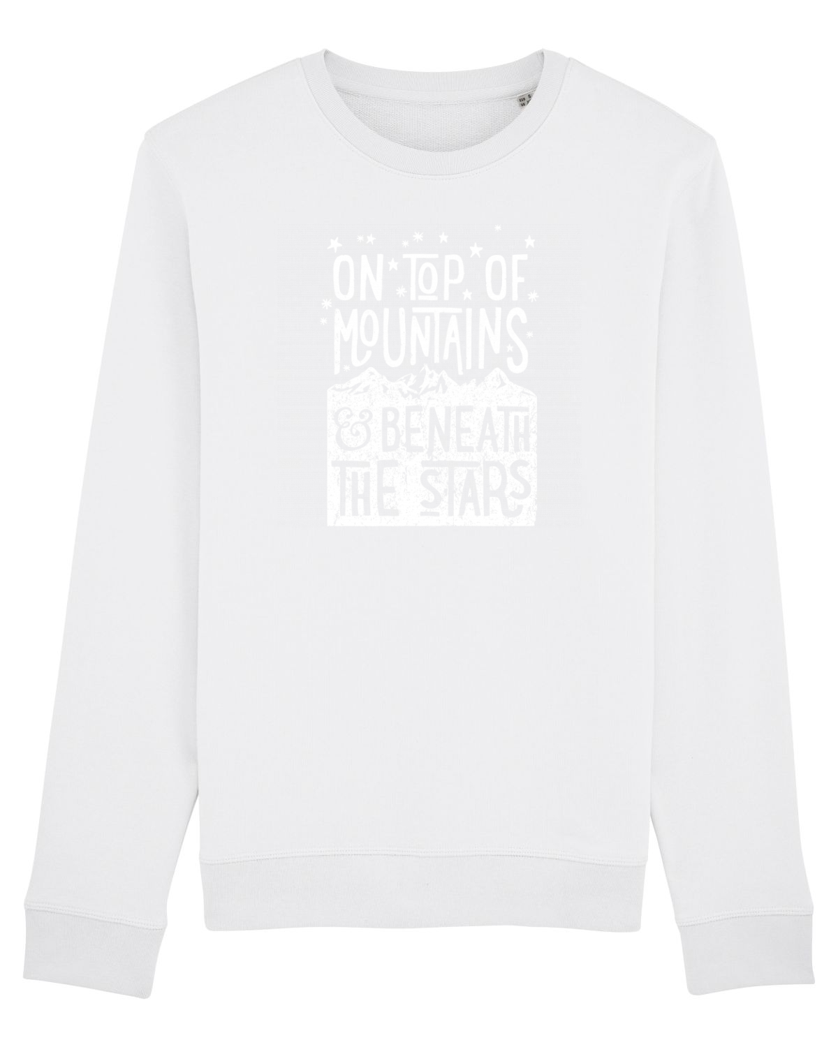 Bluză mânecă lungă Unisex Rise White