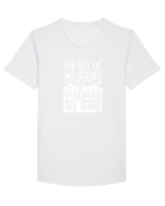 MOUNTAINS Tricou mânecă scurtă guler larg Bărbat Skater