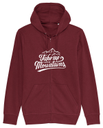 MOUNTAINS Hanorac cu fermoar Unisex Connector