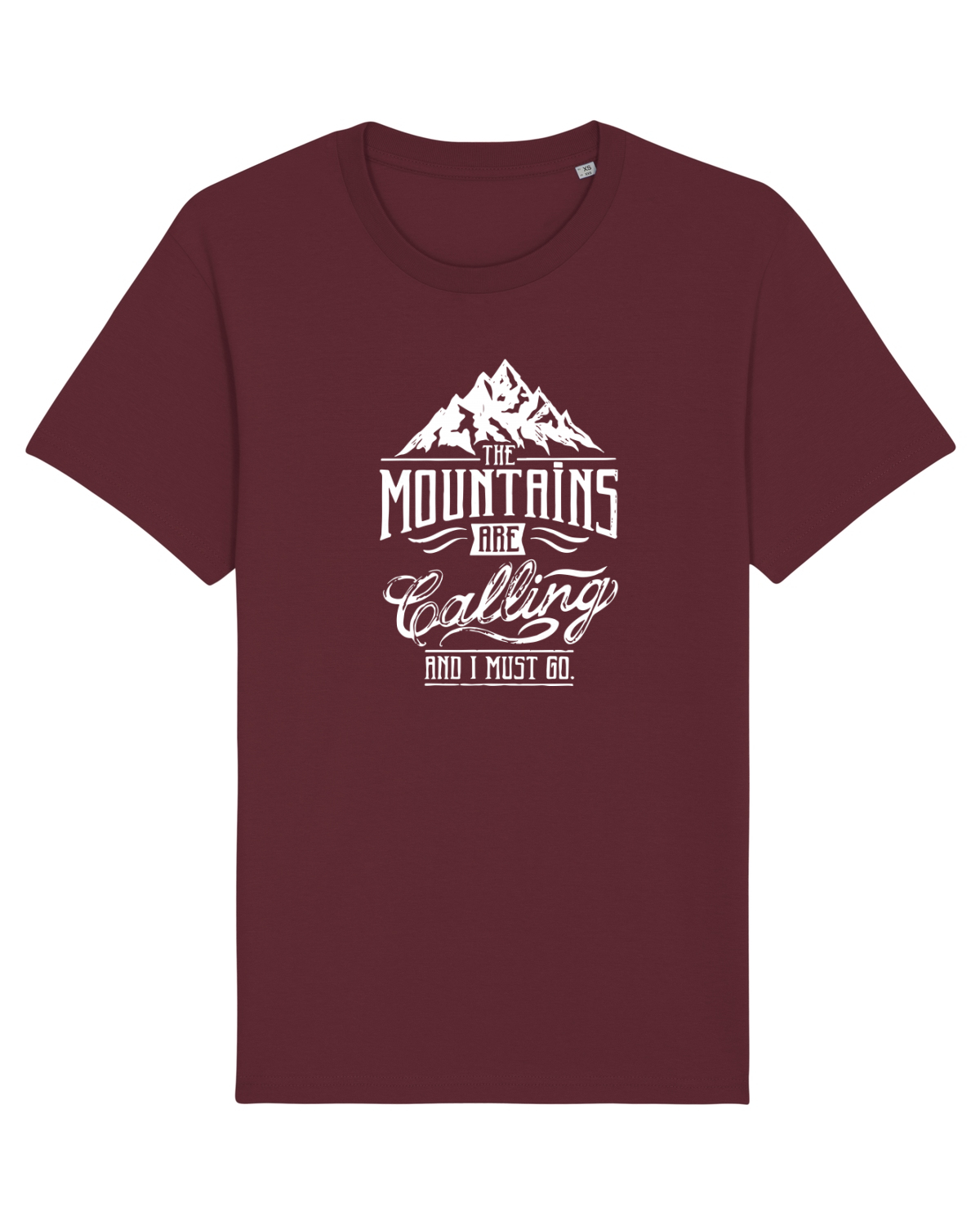 Tricou mânecă scurtă Unisex Rocker Burgundy
