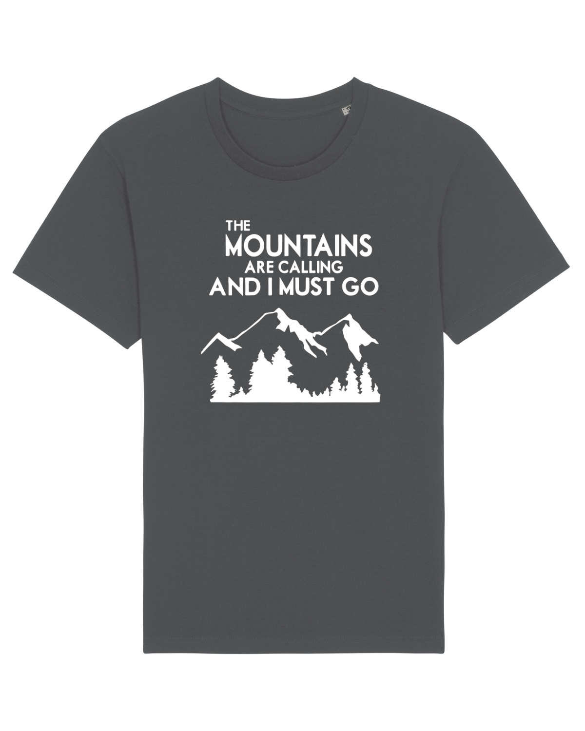 Tricou mânecă scurtă Unisex Rocker Anthracite