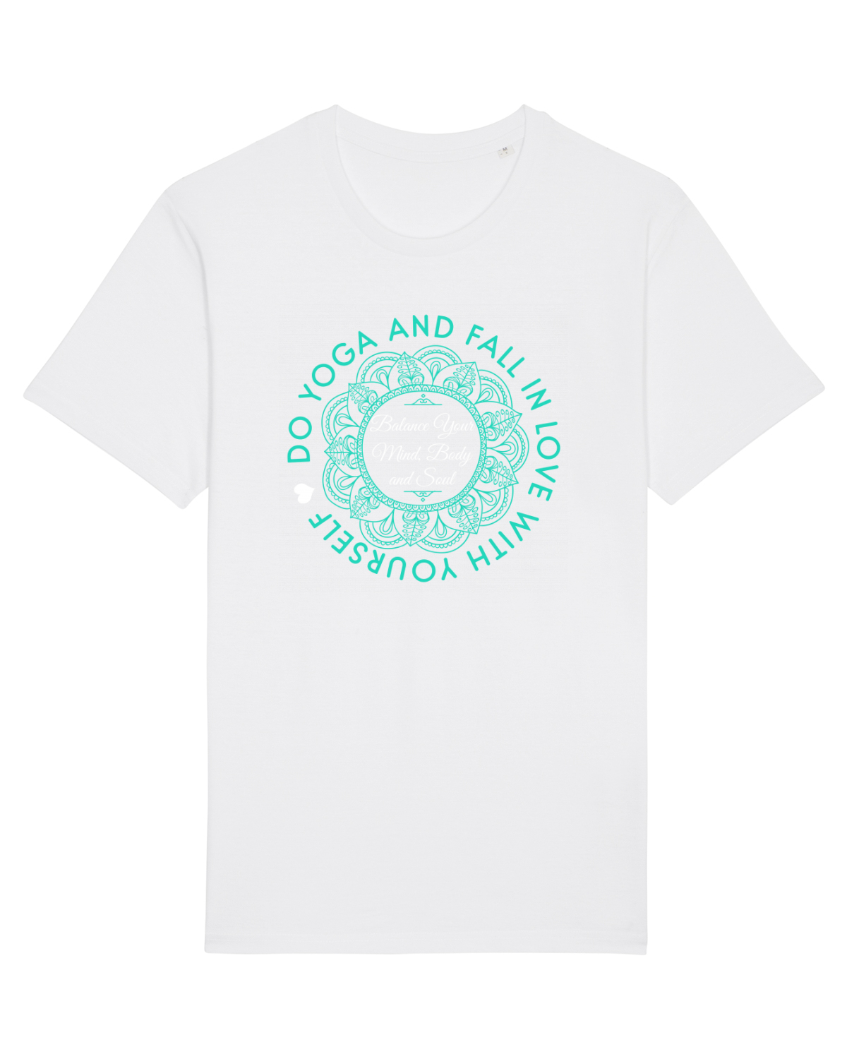 Tricou mânecă scurtă Unisex Rocker White