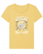 MECHANIC Tricou mânecă scurtă guler larg fitted Damă Expresser