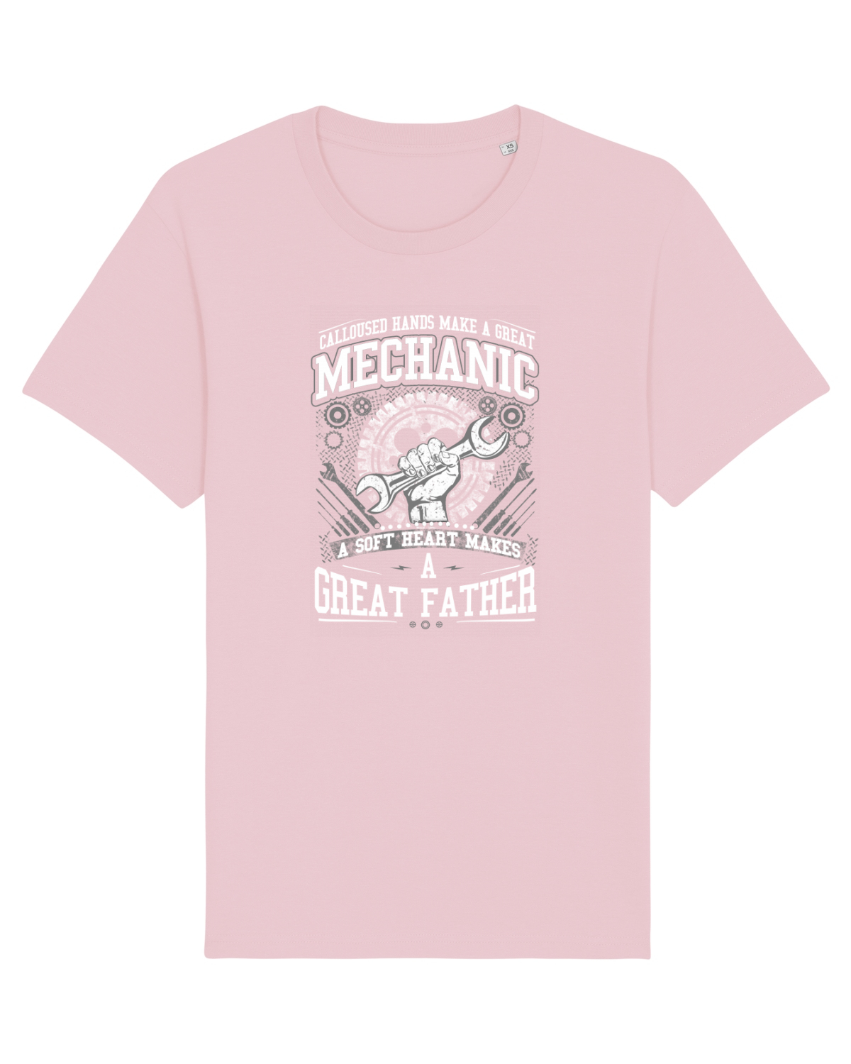 Tricou mânecă scurtă Unisex Rocker Cotton Pink