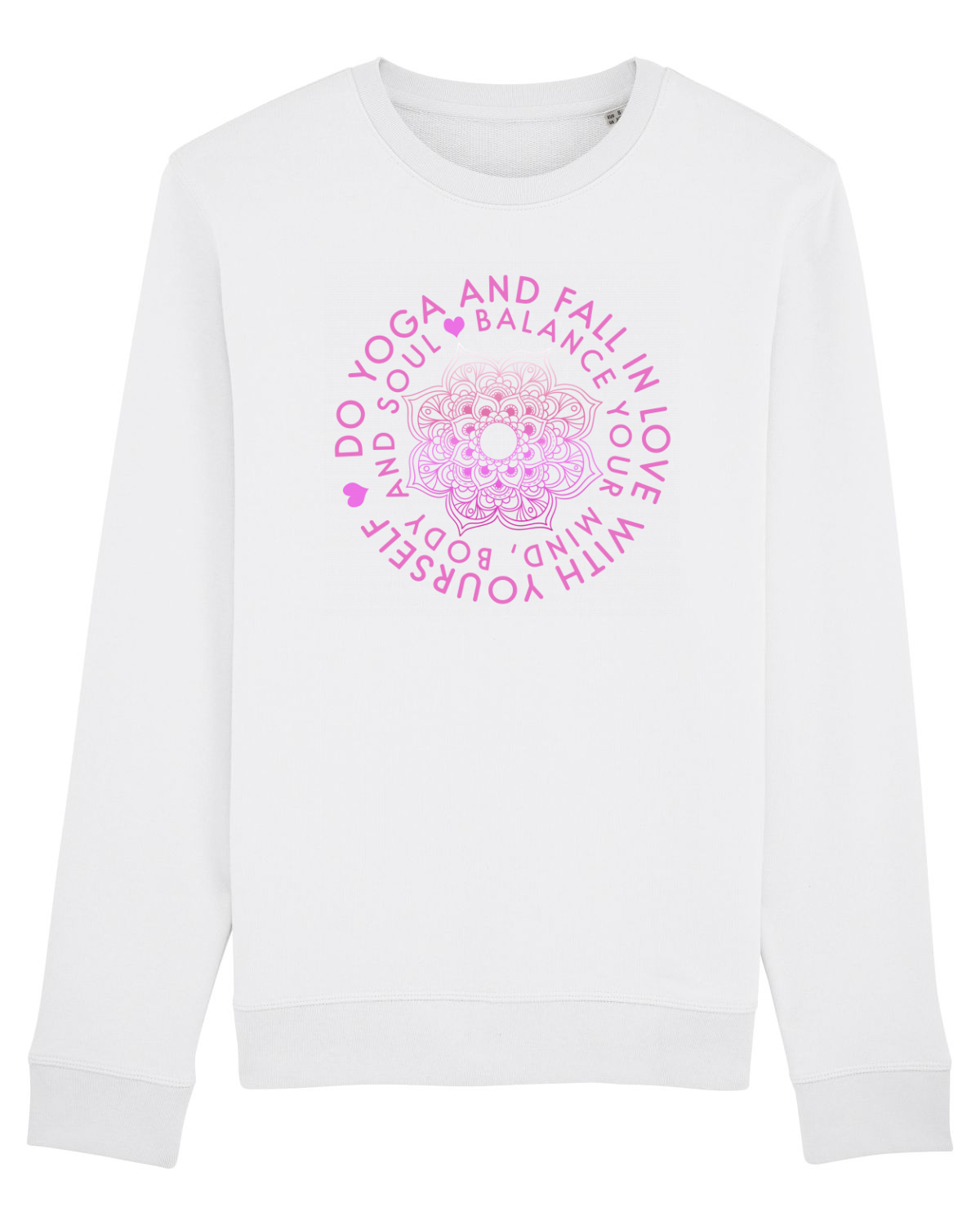 Bluză mânecă lungă Unisex Rise White