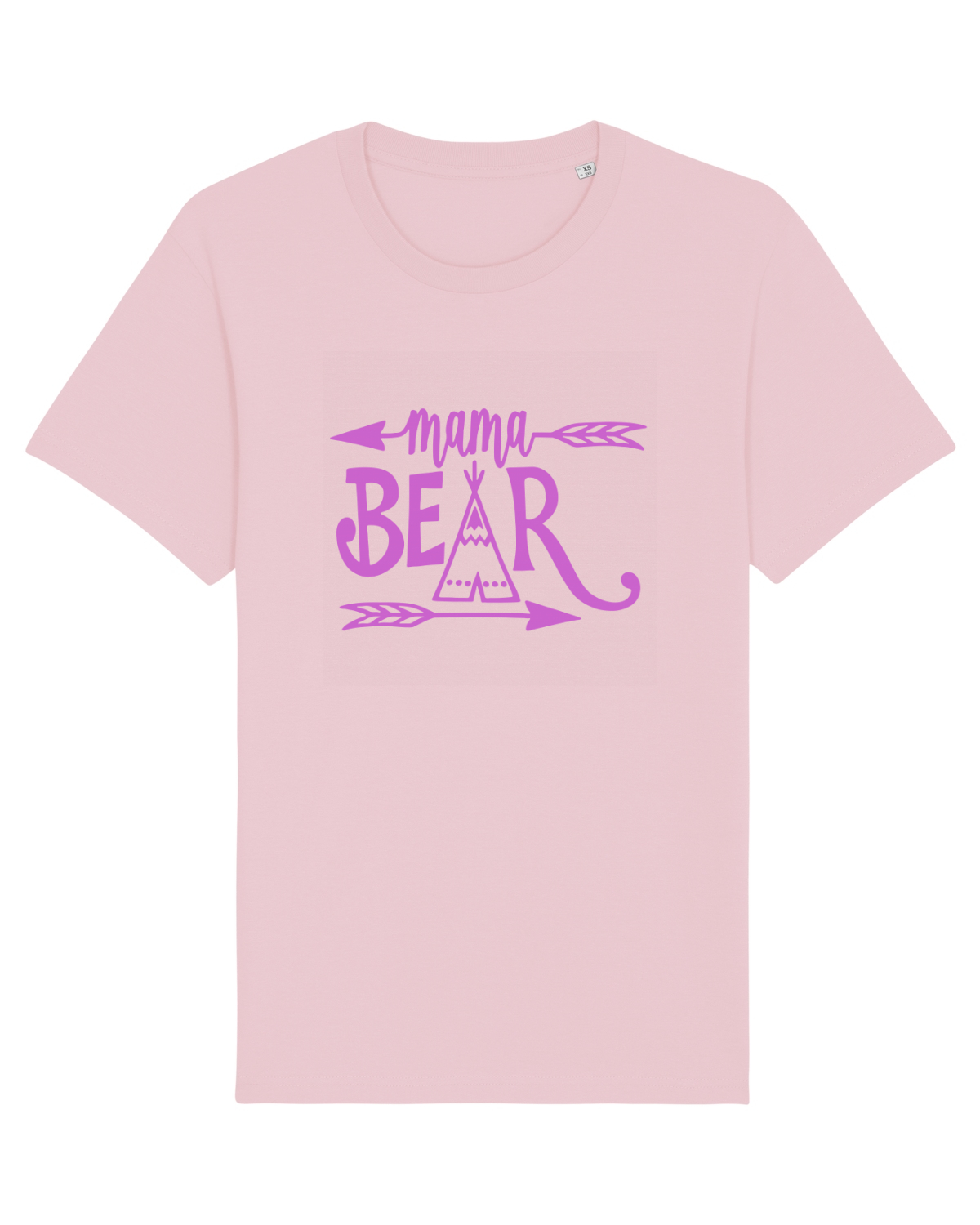 Tricou mânecă scurtă Unisex Rocker Cotton Pink