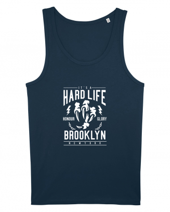 Hard Life Brooklyn White Navy