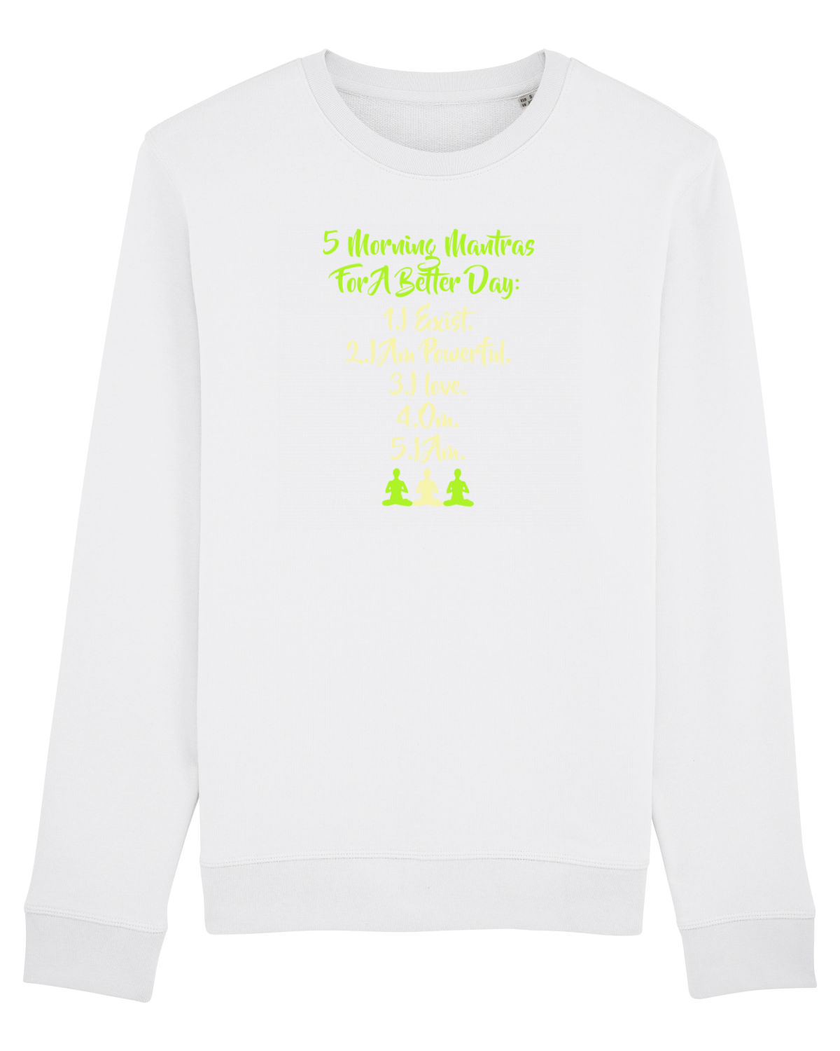 Bluză mânecă lungă Unisex Rise White
