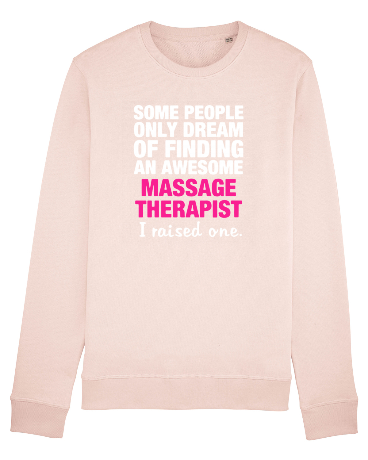 Bluză mânecă lungă Unisex Rise Candy Pink