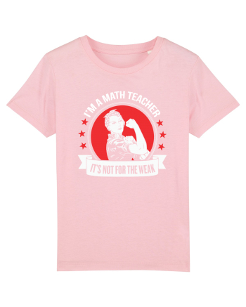 MATH TEACHER Cotton Pink