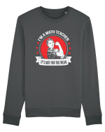 MATH TEACHER Bluză mânecă lungă Unisex Rise