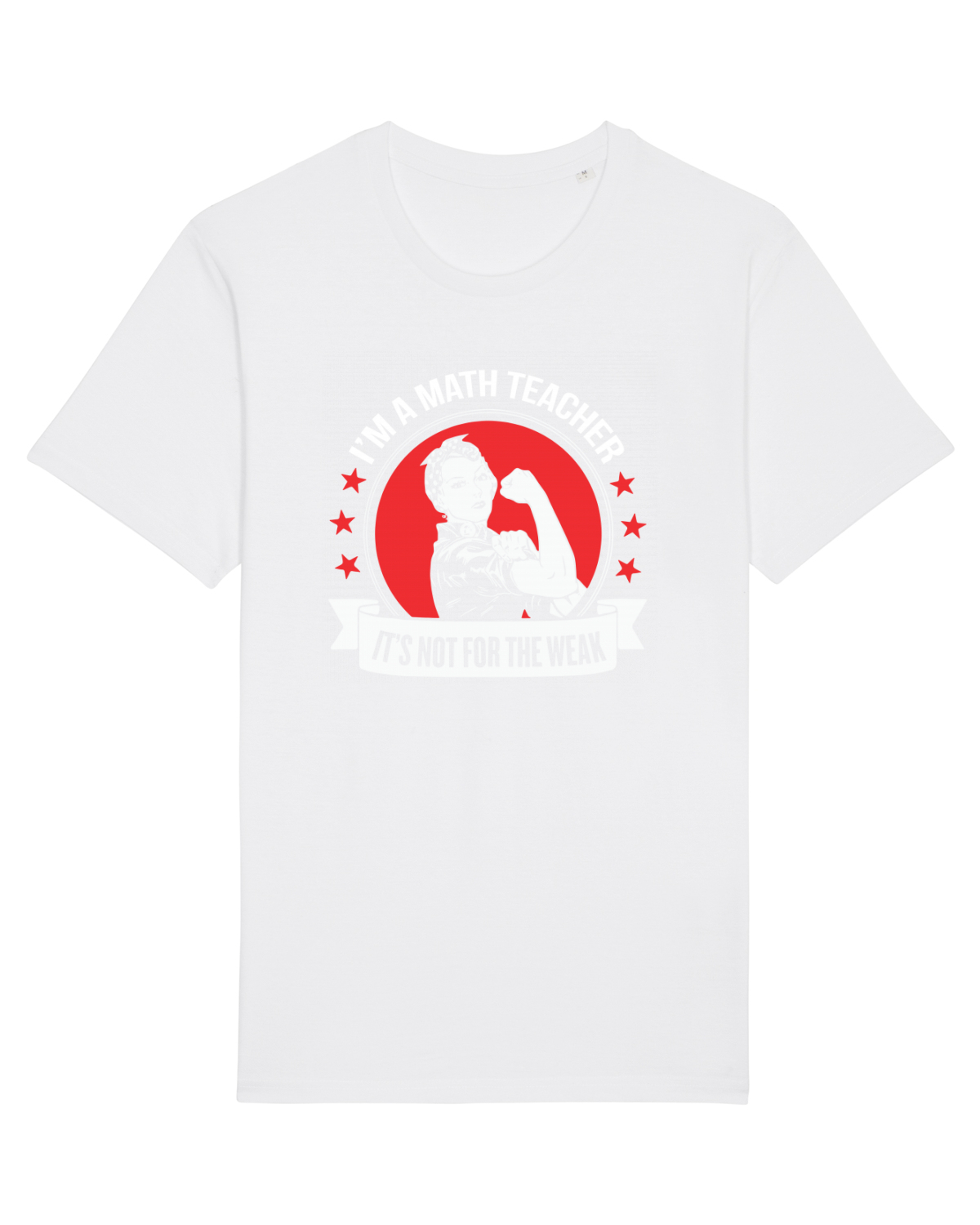 Tricou mânecă scurtă Unisex Rocker White
