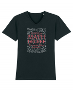 MATH DEGREE Tricou mânecă scurtă guler V Bărbat Presenter