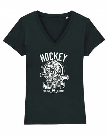 Hockey Champ White Black