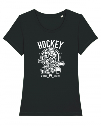 Hockey Champ White Black