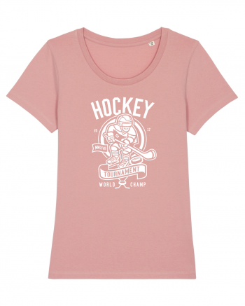 Hockey Champ White Canyon Pink