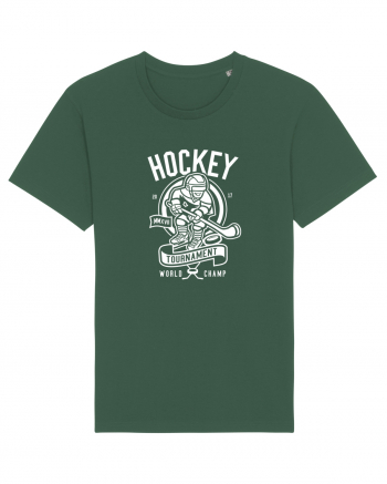 Hockey Champ White Bottle Green