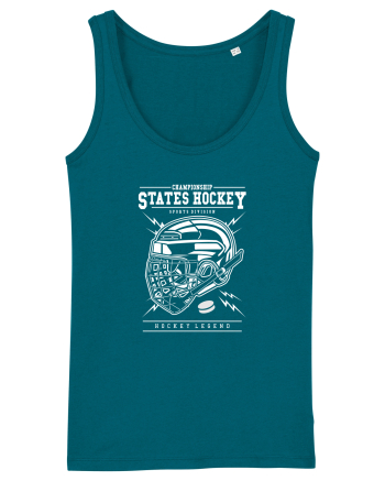 Mask Hockey White Ocean Depth