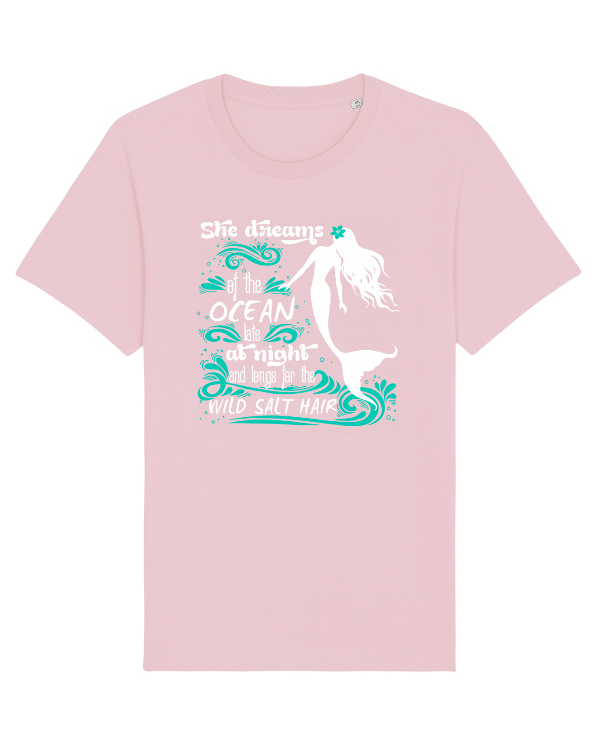 Tricou mânecă scurtă Unisex Rocker Cotton Pink