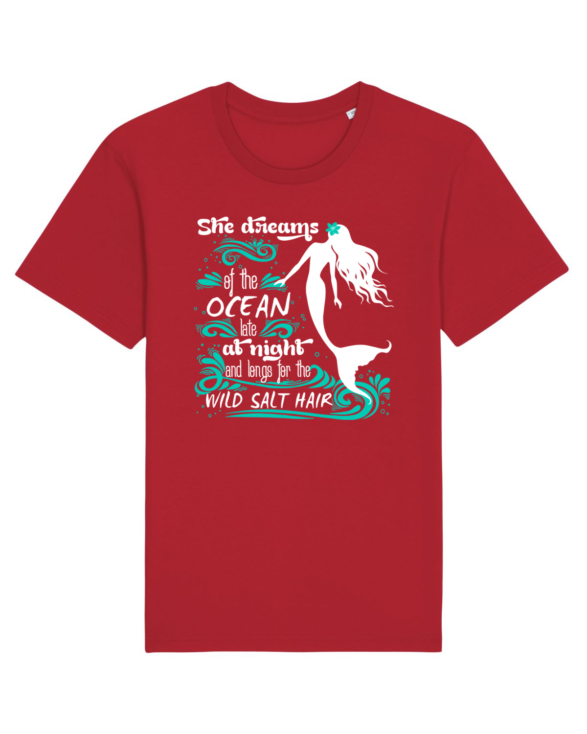 Tricou mânecă scurtă Unisex Rocker Red