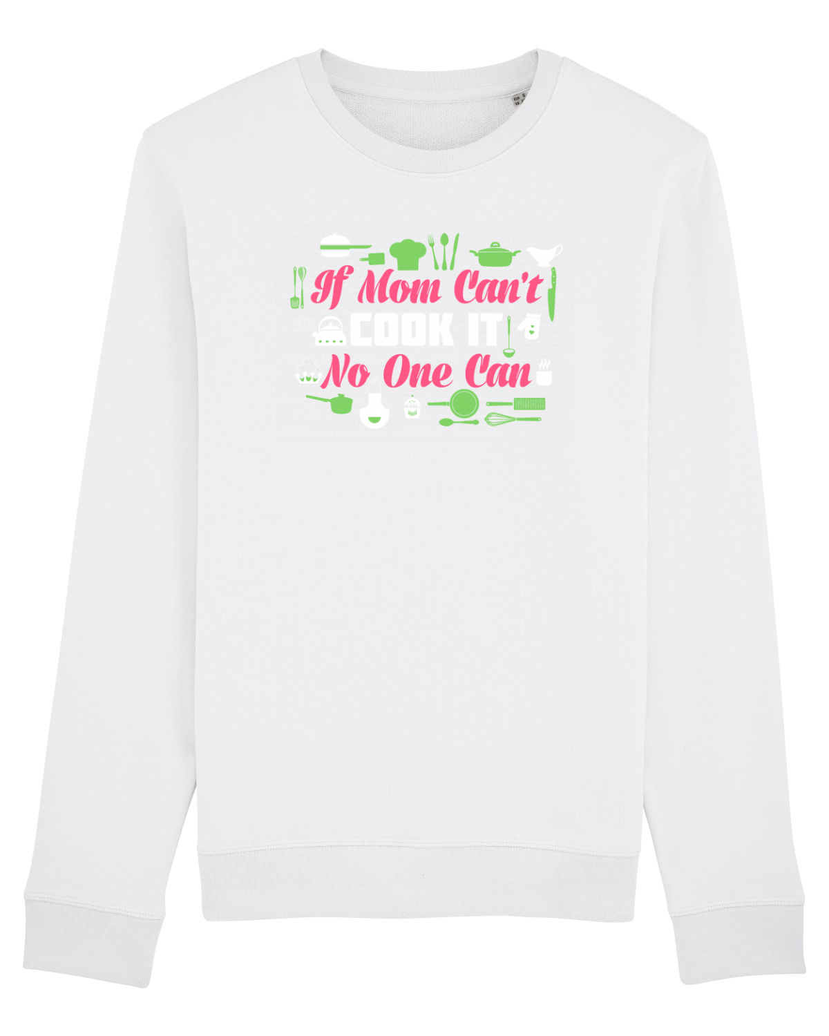 Bluză mânecă lungă Unisex Rise White