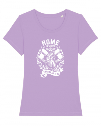 Home Heart Axe White Lavender Dawn