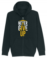 Never Give Up Hanorac cu fermoar Unisex Connector