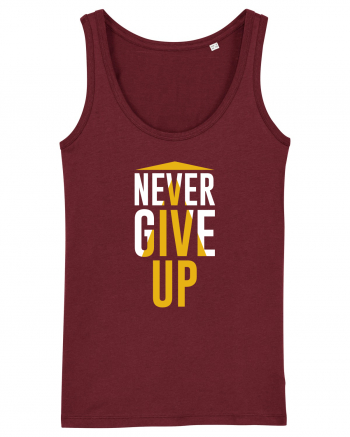 Never Give Up Burgundy