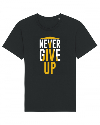 Never Give Up Black