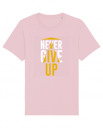 Never Give Up Cotton Pink