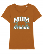 MOM Tricou mânecă scurtă guler larg fitted Damă Expresser