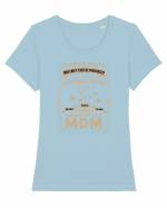 MOM Tricou mânecă scurtă guler larg fitted Damă Expresser