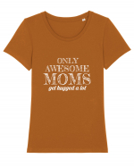 MOM Tricou mânecă scurtă guler larg fitted Damă Expresser