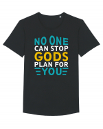 No One Can Stop Gods Plan For You Tricou mânecă scurtă guler larg Bărbat Skater