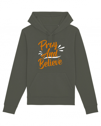 Pray And Believe Khaki