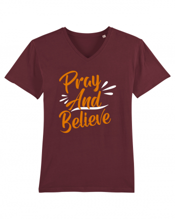 Pray And Believe Burgundy