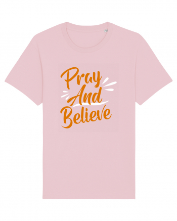 Pray And Believe Cotton Pink