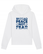 Spread Peace Not Fear Hanorac Unisex Drummer