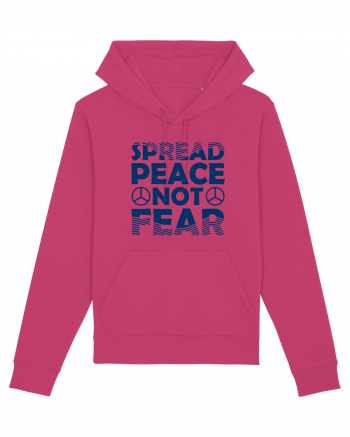 Spread Peace Not Fear Raspberry