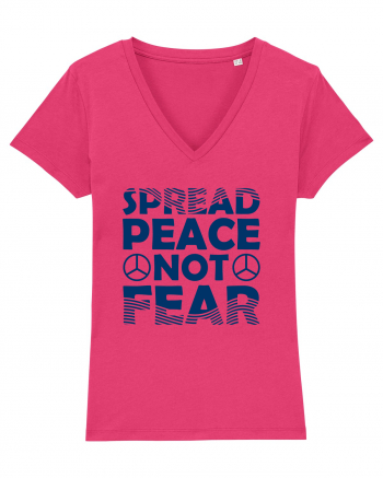 Spread Peace Not Fear Raspberry